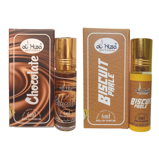 Al Hiza Chocolate & Biscuit 6ml (pack Of 2)