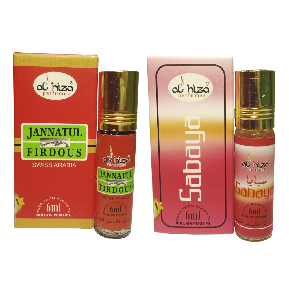 Al Hiza Jannatul Firdaus & Sabaya 6ml (Pack Of 2)