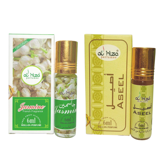 Al Hiza Jasmine & Aseel 6ml (Pack Of 2)