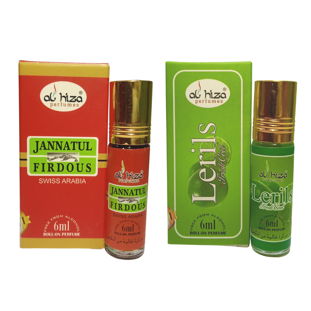 Al Hiza Lerils & Jannatul Firdus 6ml Pack of 2