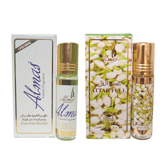 Almas Attar Full & Original Almas 8ml (pack Of 2)