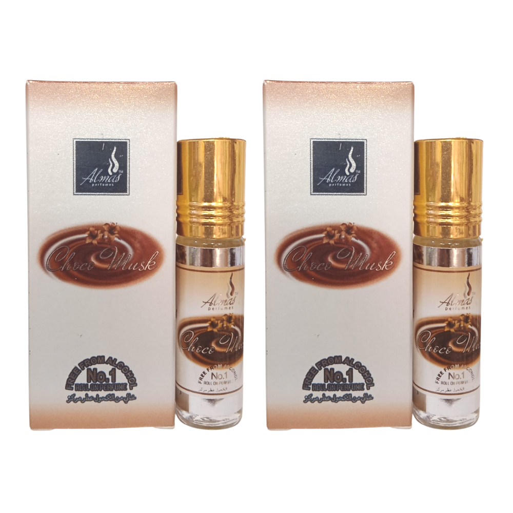 Almas Attar Choco Musk 8ml (pack Of 2)