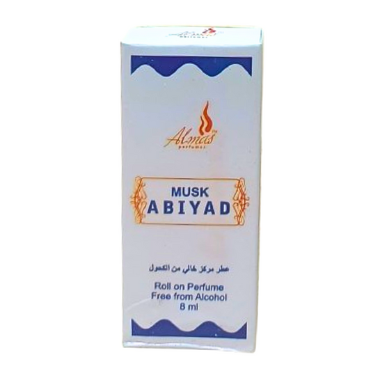 Almas Musk Abiyad Attar - 8ml