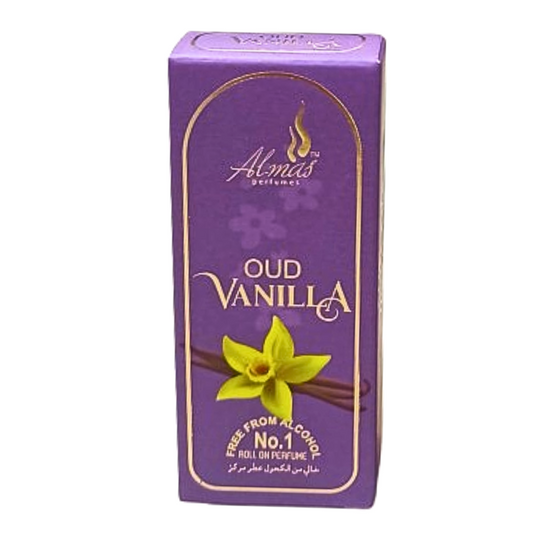 Almas Oud Vanilla Attar - 8ml