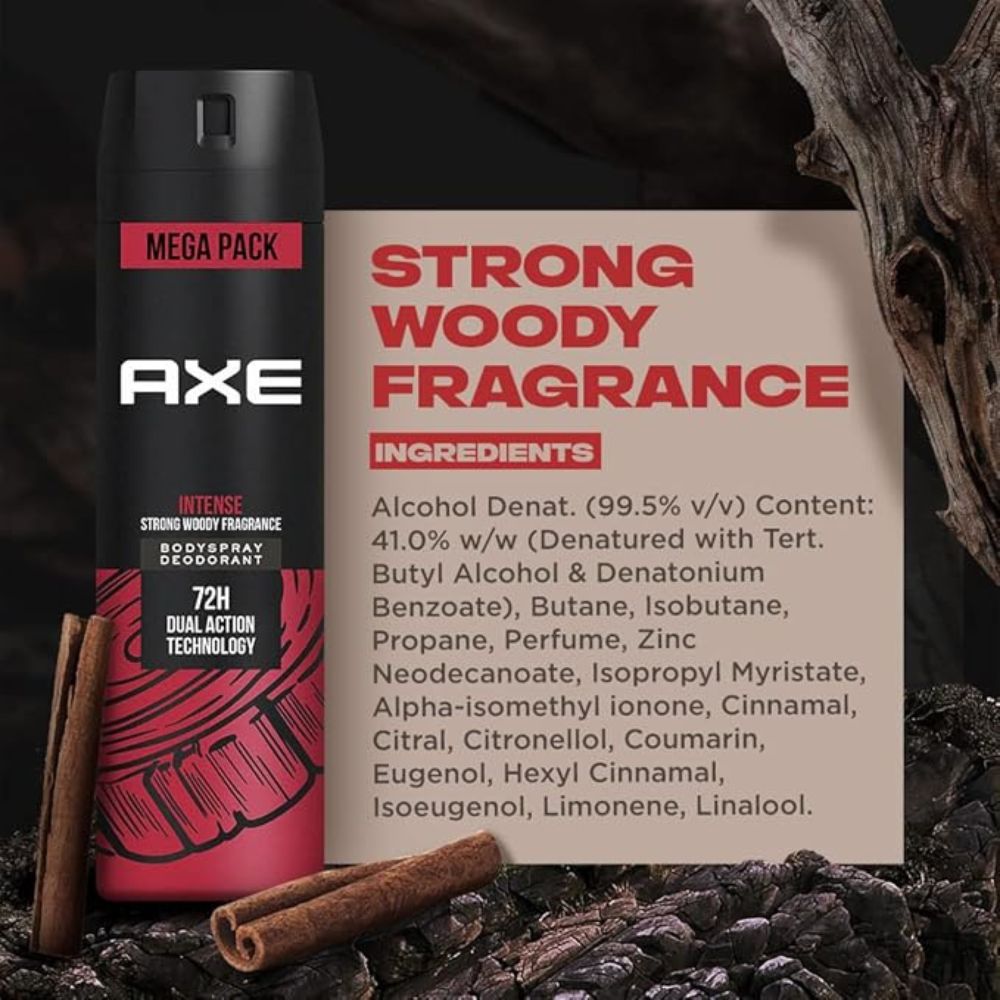Axe Intense Long Lasting Deodorant Body spray For Men - 215ml