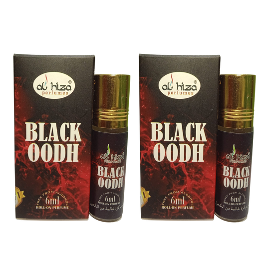 Al Hiza  Black Oudh 6ml (Pack of 2)
