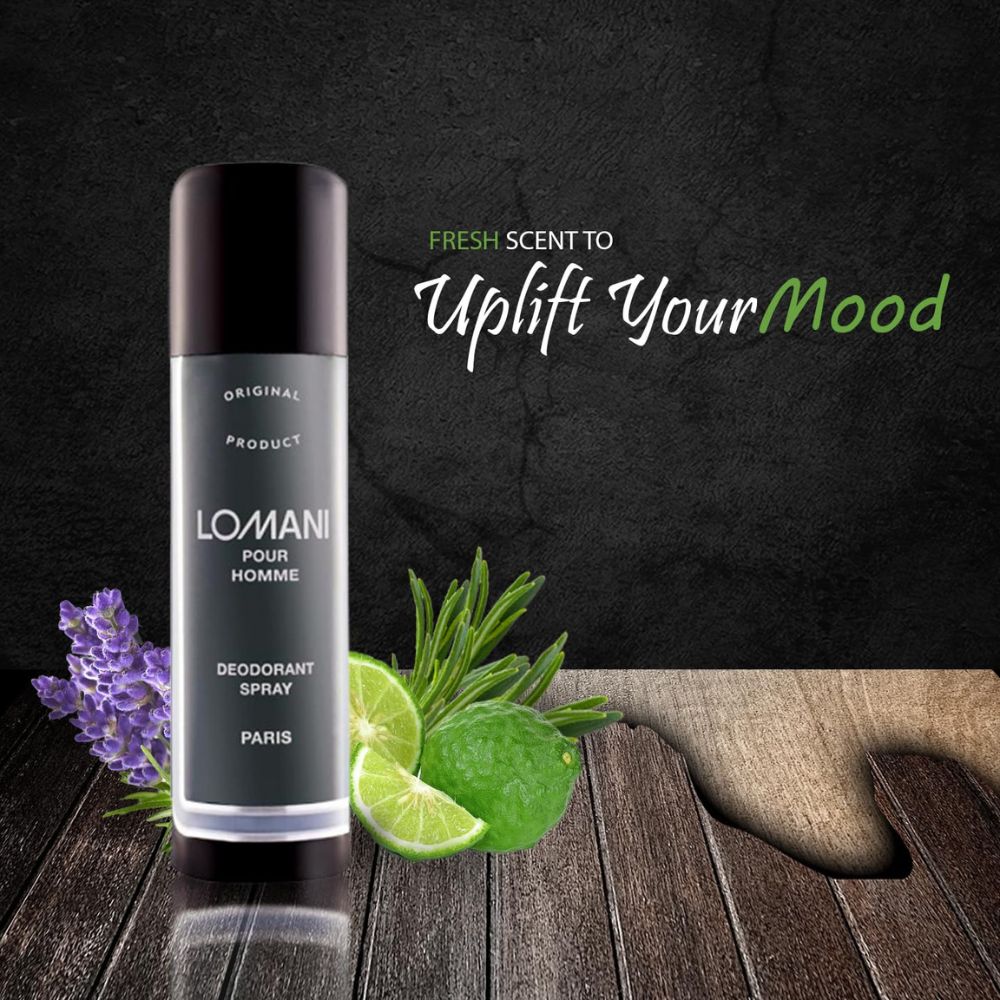 Lomani Original Pour Homme Deodorant Spray - 200ml