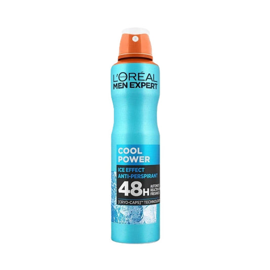 L'Oréal Paris Men Expert Cool Power Ice Effect 48H Anti-Perspirant Deodorant Spray - 250ml
