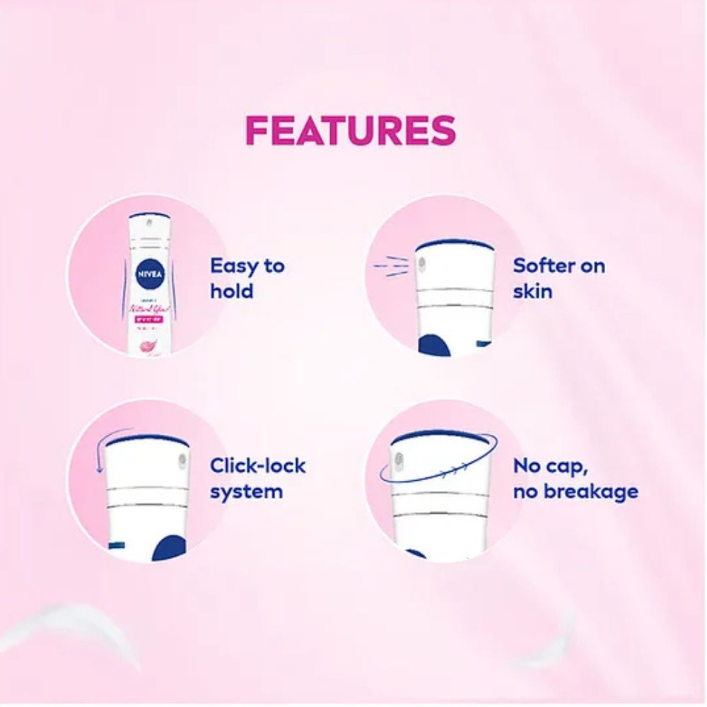 Nivea Natural Glow Smooth Skin Deodorant - 150ml