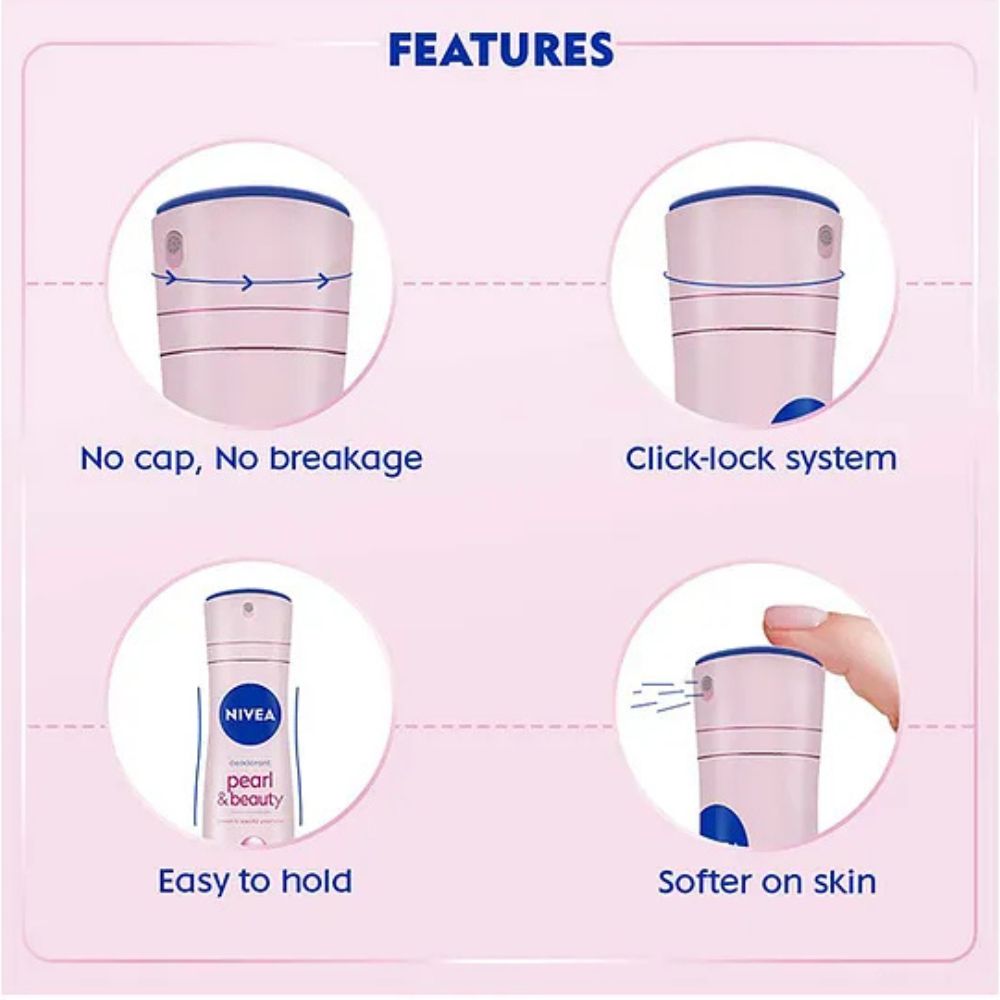 Nivea Natural Glow Smooth Skin Deodorant - 150ml
