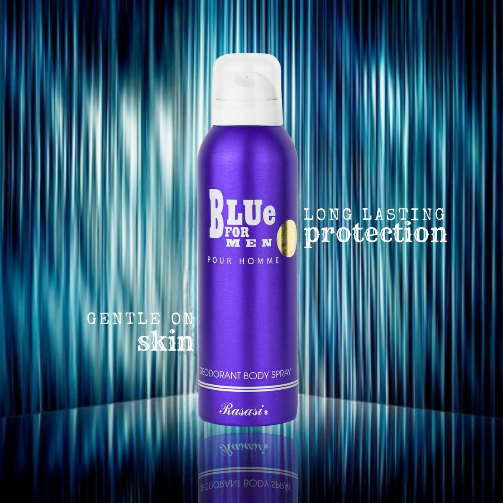Rasasi Blue For Men Deodorant Spray - 200ml