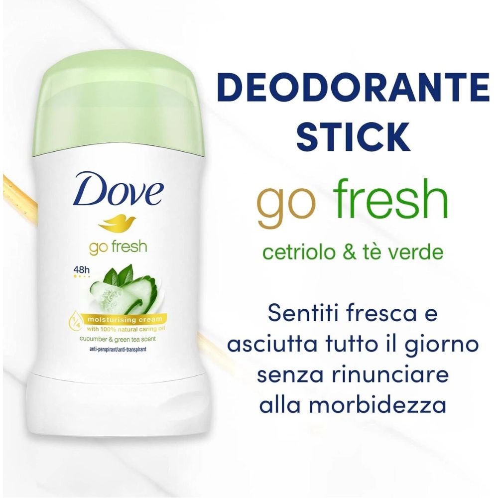 Dove Go Fresh Cucumber & Green Anti-perspirant Deodorant Stick - 40g