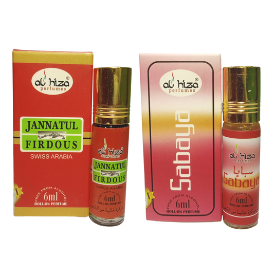 Al Hiza Jannatul Firdaus & Sabaya 6ml (Pack Of 2)