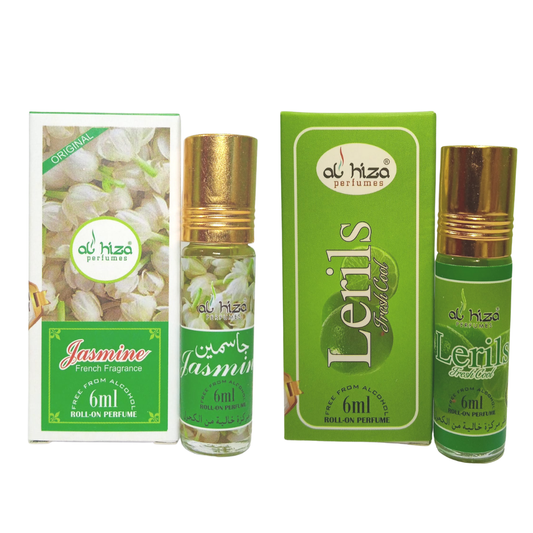 Al Hiza Jasmine & Lerils 6ml (Pack Of 2)