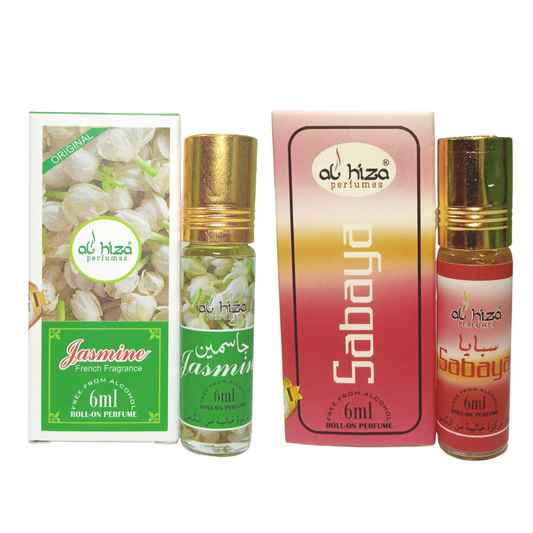 Al Hiza Jasmine & Sabaya 6ml (Pack Of 2)