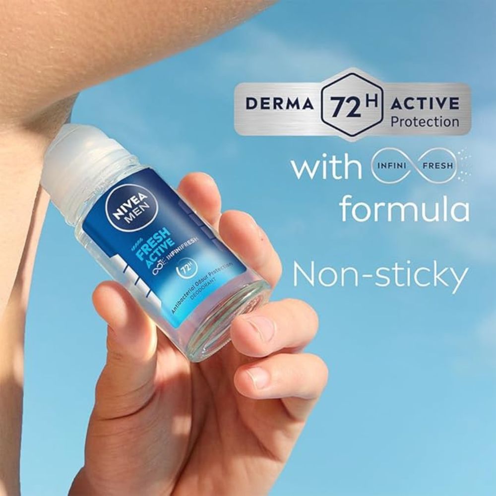 Nivea Men Fresh Active Deodorant Roll On - 50ml